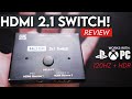 HDMI 2.1 TV Switch = PS5 & Xbox Series X on 1 port @ 4K 120hz