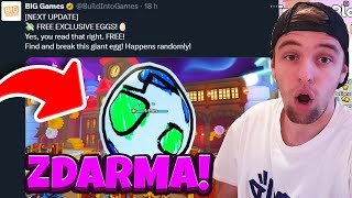 EXCLUSIVE VAJÍČKA ZDARMA PRO VŠECHNY!😍💸 I FREE TO PLAY! PET SIMULÁTOR 99 UPDATE UŽ DNESKA!