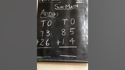 Maths 3rd std Part : 1