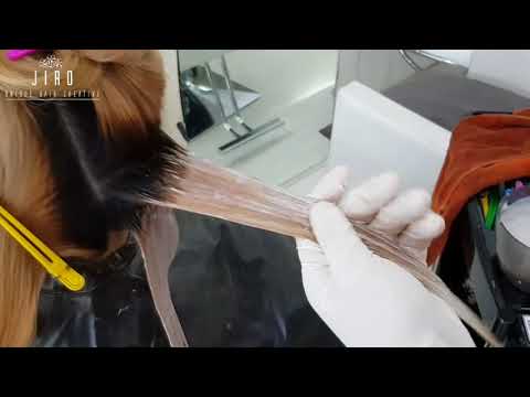 Silver grey hair fade cobalt blue (framesi ambassador thailand)