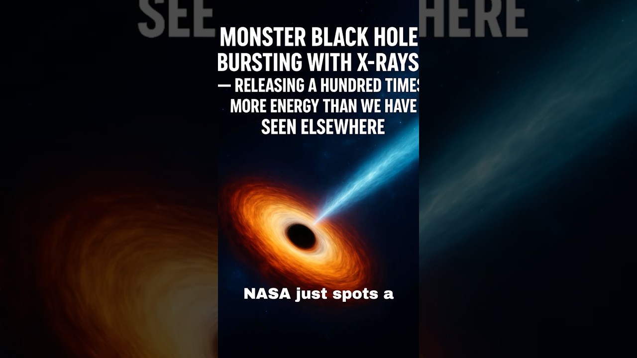NASA Sees Monster Black Hole Blast Super Bright X-Rays!  