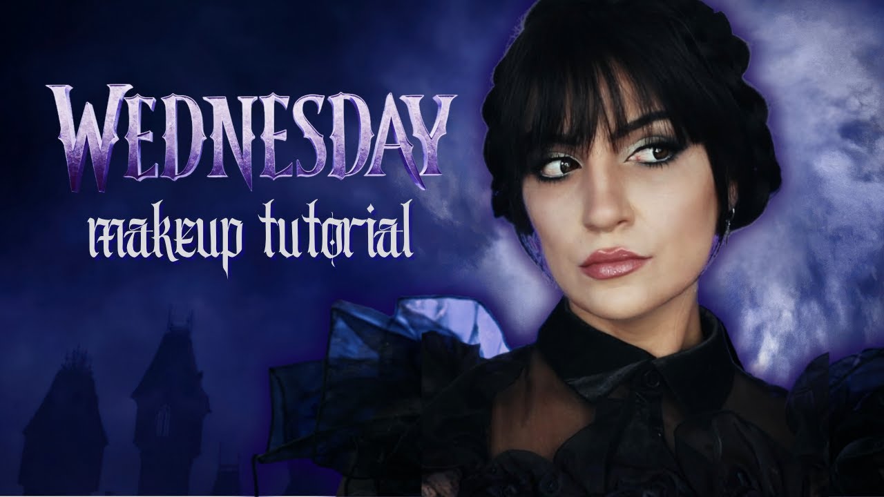 Урок макияжа Уэнсдей Аддамс (Дженна Ортега)【Netflix: Уэнсдей】🖤 | Хэллоуин 2025 | Мэделин Клайн