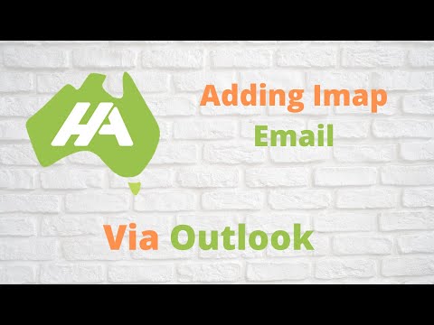 Hosting-Australia.com - Adding IMAP Account to Outlook