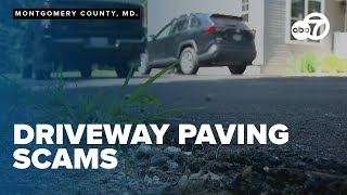 Maryland residents beware of driveway paving scams by unlicensed contractors