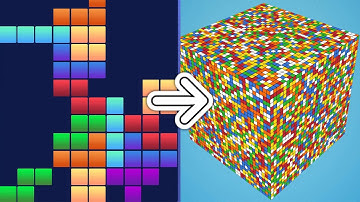 TETRIS ON RUBIKS CUBE