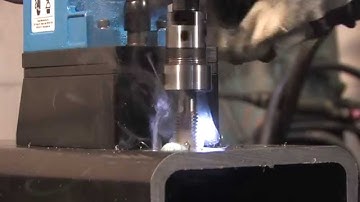 Tap a Hole in Seconds with a Hougen Magnetic Drill
