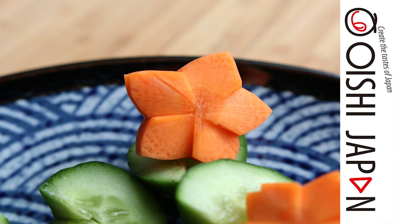 Master Chef Cutting Skills Flower Carrot にんじんの花の飾り切り Youtube