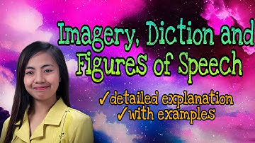 Imagery, Diction and Figures of Speech || Detailed Explanation