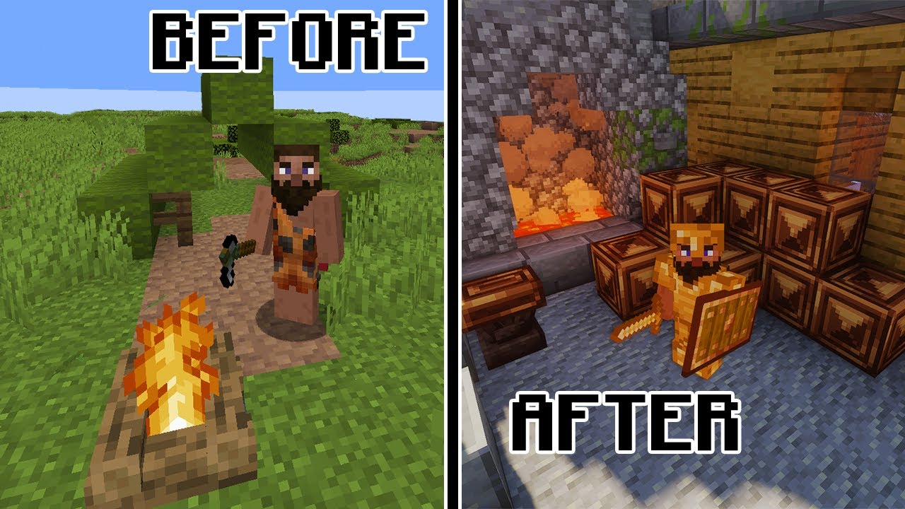 Minecraft Makeover My Minecraft Modpack Makeover Took Hours - YouTube