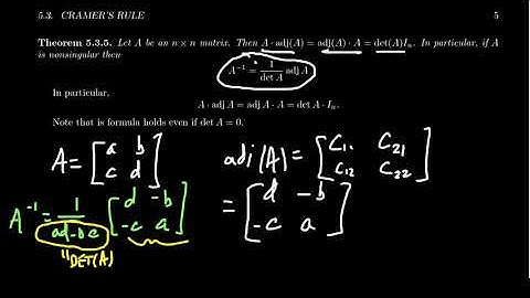 The Adjugate of a Matrix