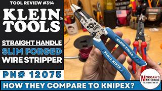 Klein Tools "Straight Handle" Slim Forged Stripper | Better Than KNIPEX?