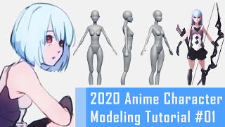 [#01] Anime Character 3D Modeling Tutorial 2020 – Collecting Reference
