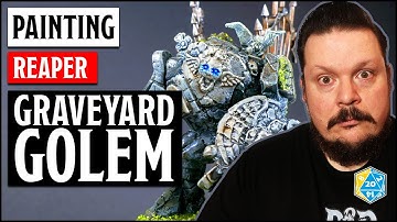 How to paint Graveyard Golem | Reaper Bones | Boxes of Shame
