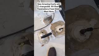 Amazing Roof Penetration #DIY #rvlife #motorhome
