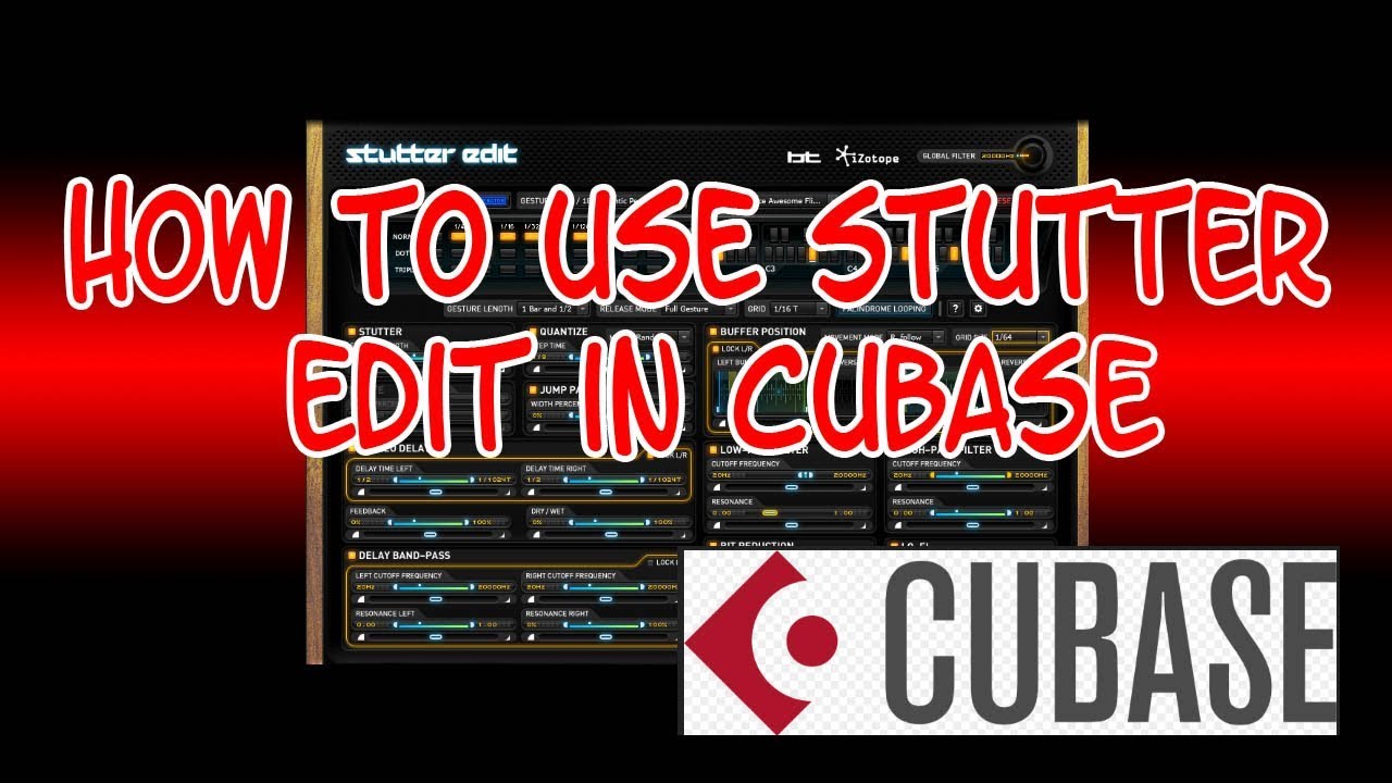 Izotope Stutter Edit in Cubase (Learn How To Set It Up) - YouTube