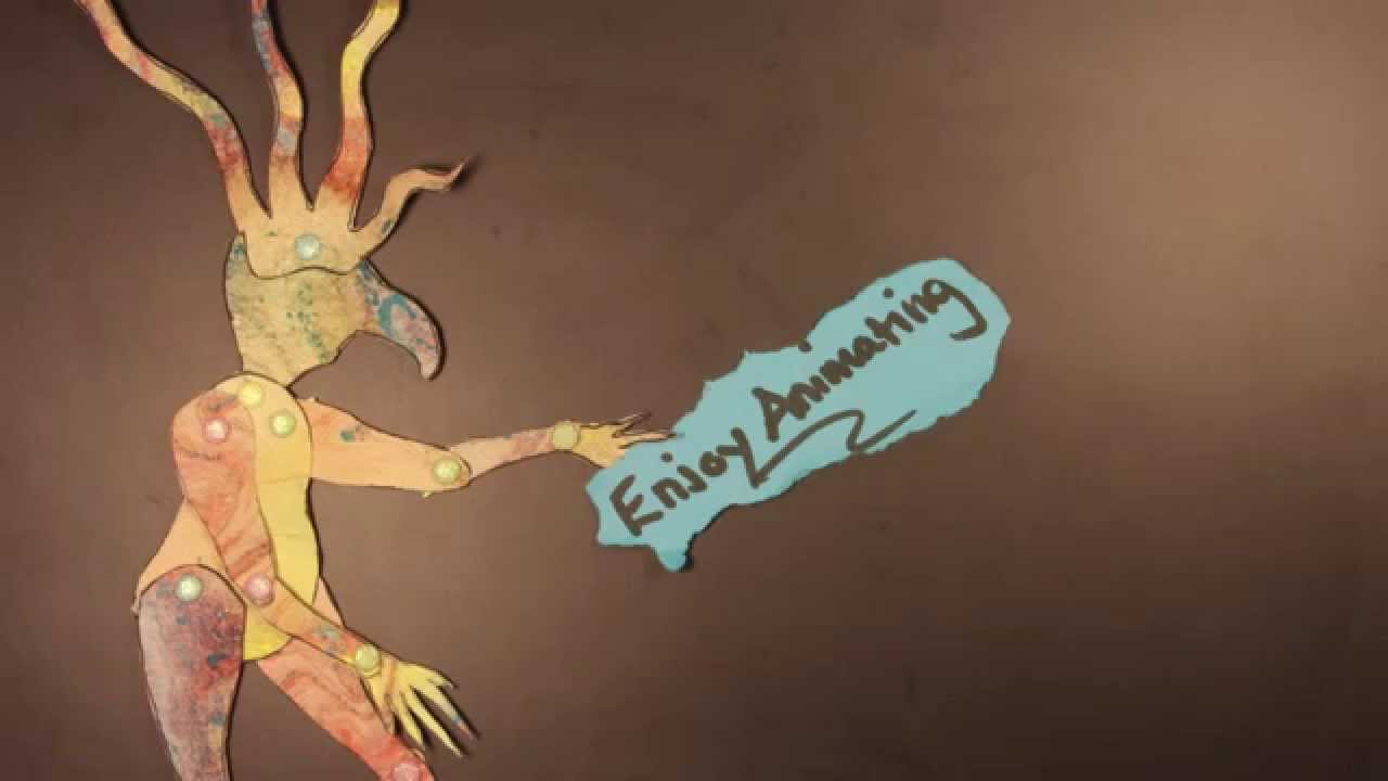 Table Top Stop Motion Animation - Tim Burton Quote