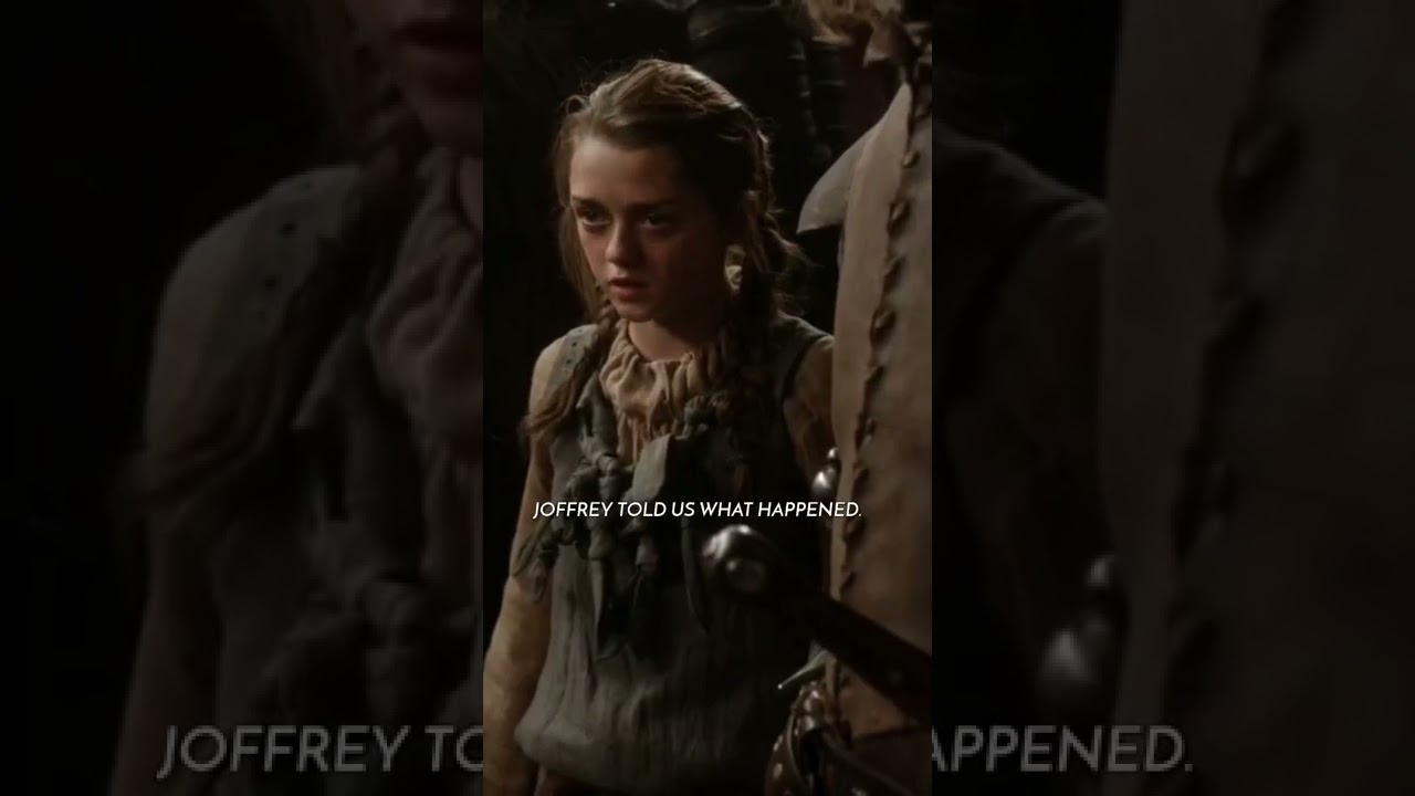 Quiet Woman|Arya & butcher's boy accused of attacking Joffrey| Game of thrones|