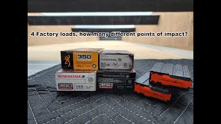 Will the point of impact change? comparing 350 Legend factory ammo