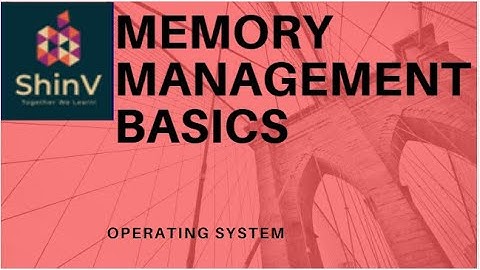 Memory management || Why we need this? || Operating System || ShinV Learners