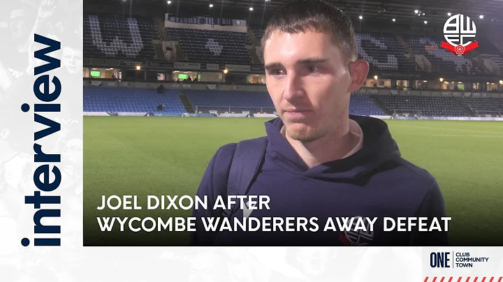 JOEL DIXON | Goalkeeper after Wycombe Wanderers aw...