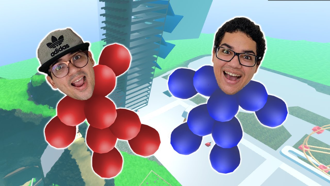 NOSSOS CORPOS FORAM TRANSFORMADOS EM BALÕES!! (saímos voando)