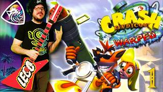 LEGO Guitar vs. Crash Bandicoot: Warped | woah !guitarcontrols