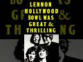 John Lennon: The Beatles At The Hollywood Bowl Was Thrilling #shortvideo #shorts #shortsfeed #short