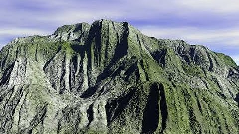 Maya Tutorial: How to create a mountain terrain. In Quick Steps