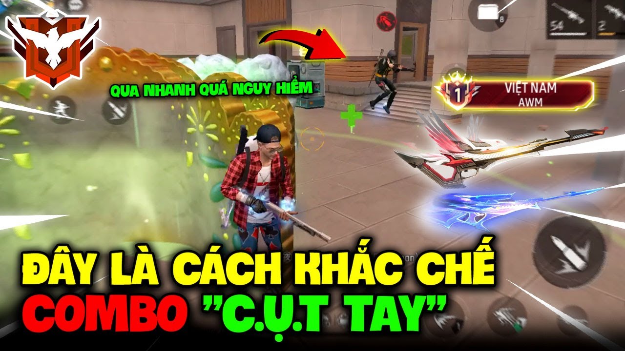 DÙNG COMBO MẠNH NHẤT FF KHẮC CHẾ COMBO VSS TRONG OB49 ĐỊCH KHÔNG THẤY ĐÃ NOCK [FREEFIRE]