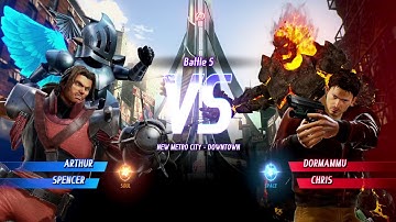 MARVEL VS. CAPCOM: INFINITE Arthur Alt. Costume,Spencer Alt. Costume Gameplay In Arcade Mode