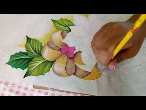 Como Pintar Un Moño Navideño