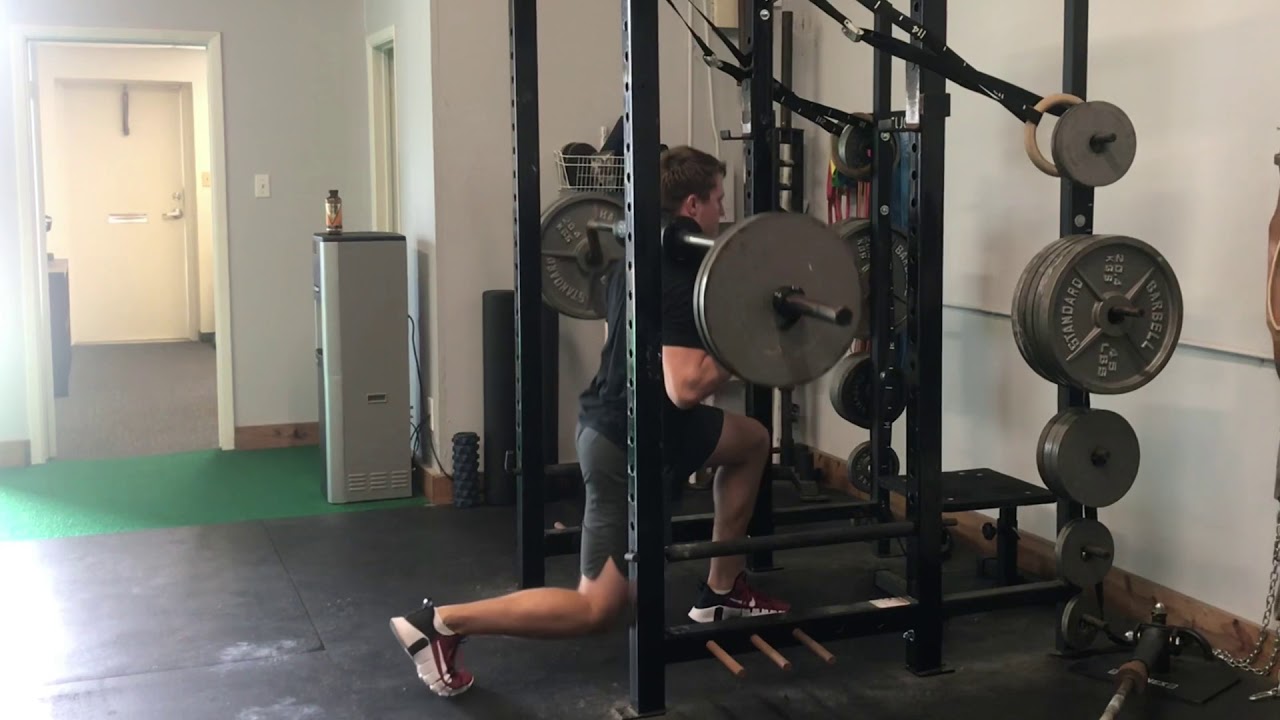Safety Squat Bar Split Squat YouTube