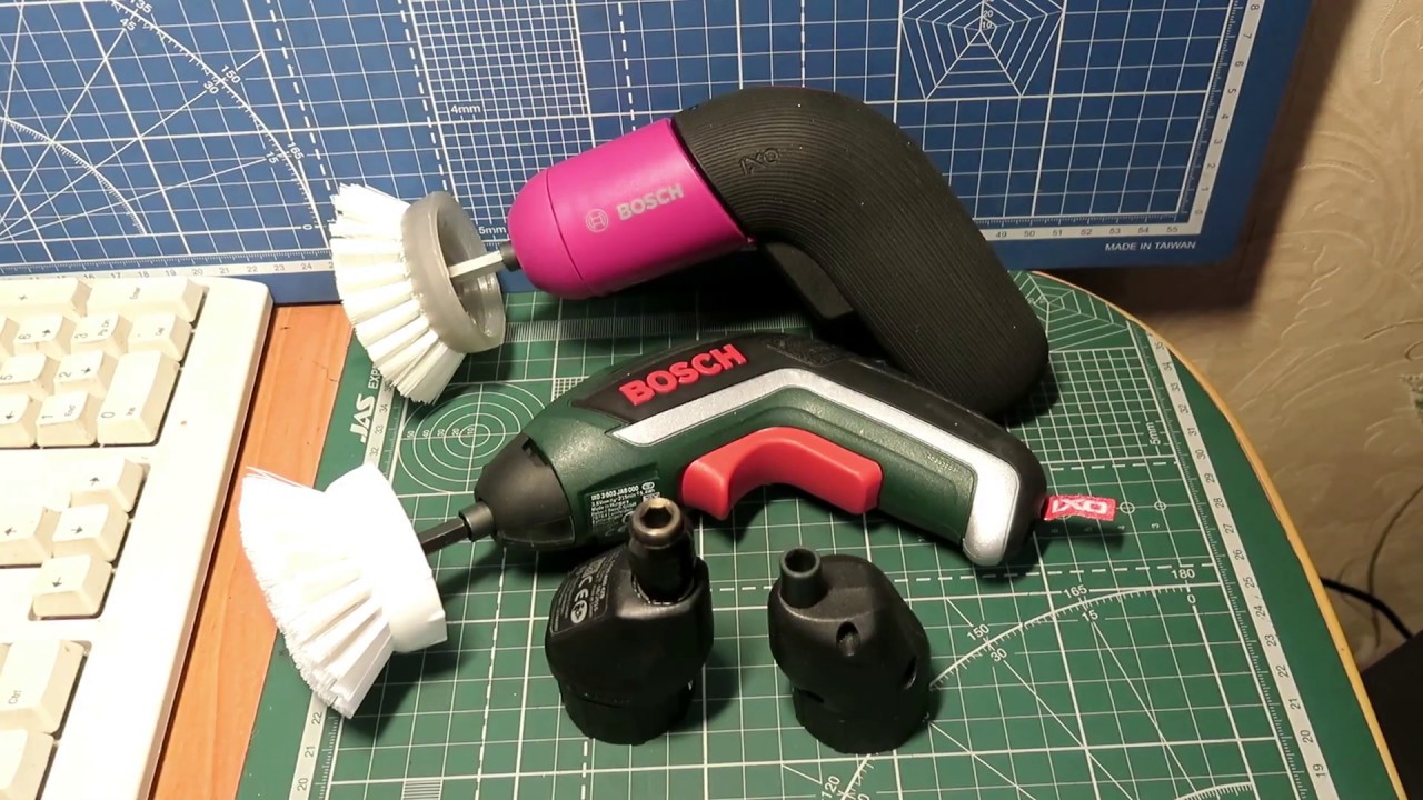 Bosch DIY - IXO VI, Ч-XVIII: две штатных эксцентриковых насадки - сравнение оборотов