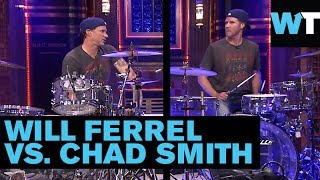 Will Ferrell and Chad Smith's Drum OFF on Tonight Show with Jimmy Fallon