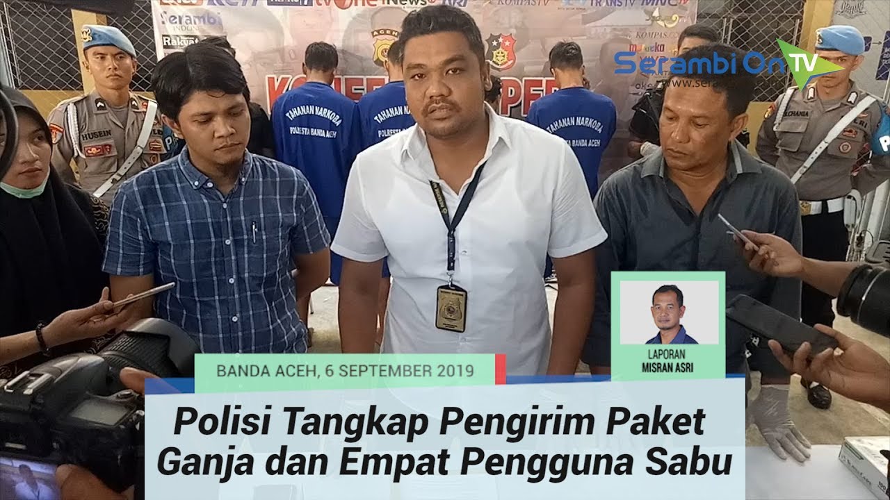 newspaper mockup Polisi Gagalkan Paket Ganja dalam Kemasan Bubuk Kopi Robusta
