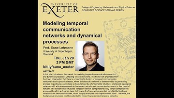 Modeling temporal communication networks and dynamical processes