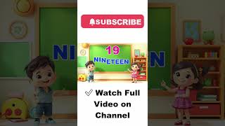 Numbers name 1 to 20 | 1 to 20 spelling