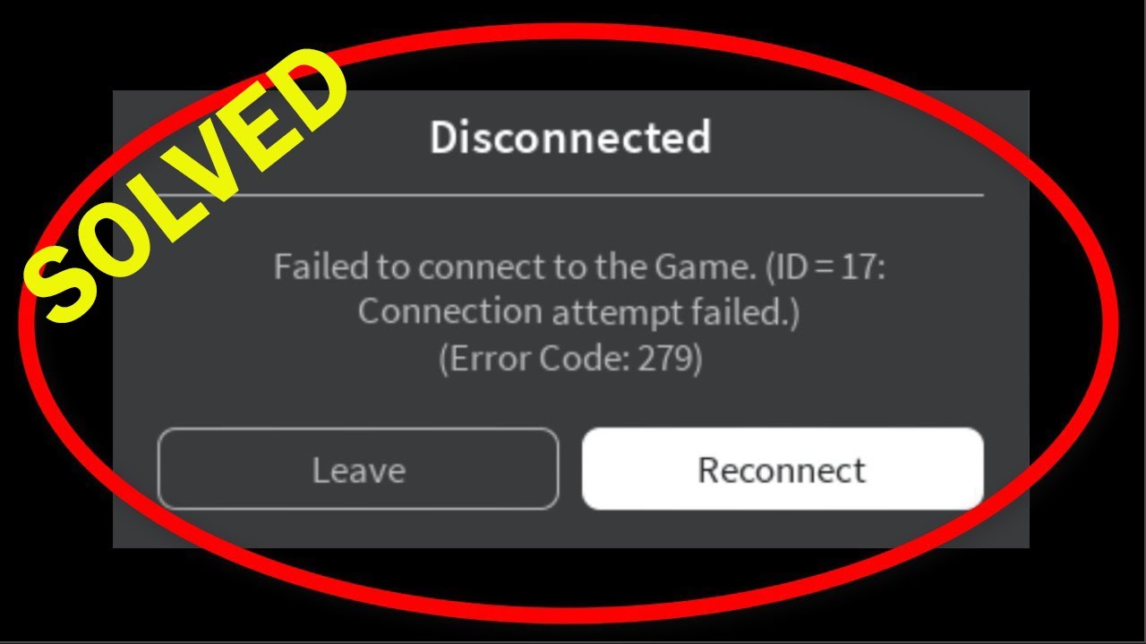 Failed to connect game id 17 roblox. Roblox Error code 279. Ошибка 279 в РОБЛОКСЕ. Код ошибки в РОБЛОКС. РОБЛОКС еррор код 279.