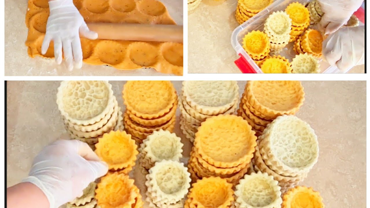 تحضيرات رمضان ، قوالب الطارط بطريقة سهلة مع طريقة الاحتفاظ  بهم في اامجمد