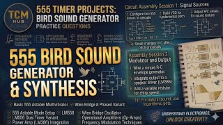 How to Generate Bird Sound Using 555 Timer In Proteus