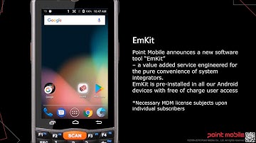 The Enterprise Mobility Kit (EmKit) by Point Mobile