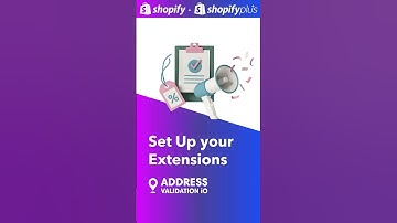 Address-Validation Extentions Setup on ThankYou & Order Status Page #shopify #addressverification