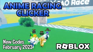 Roblox Anime Racing Clicker Codes for February 2023