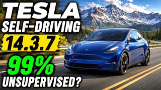Tesla Self-Driving 14.3.7 First Drive/Reaction! How Close Are We to Unsupervised