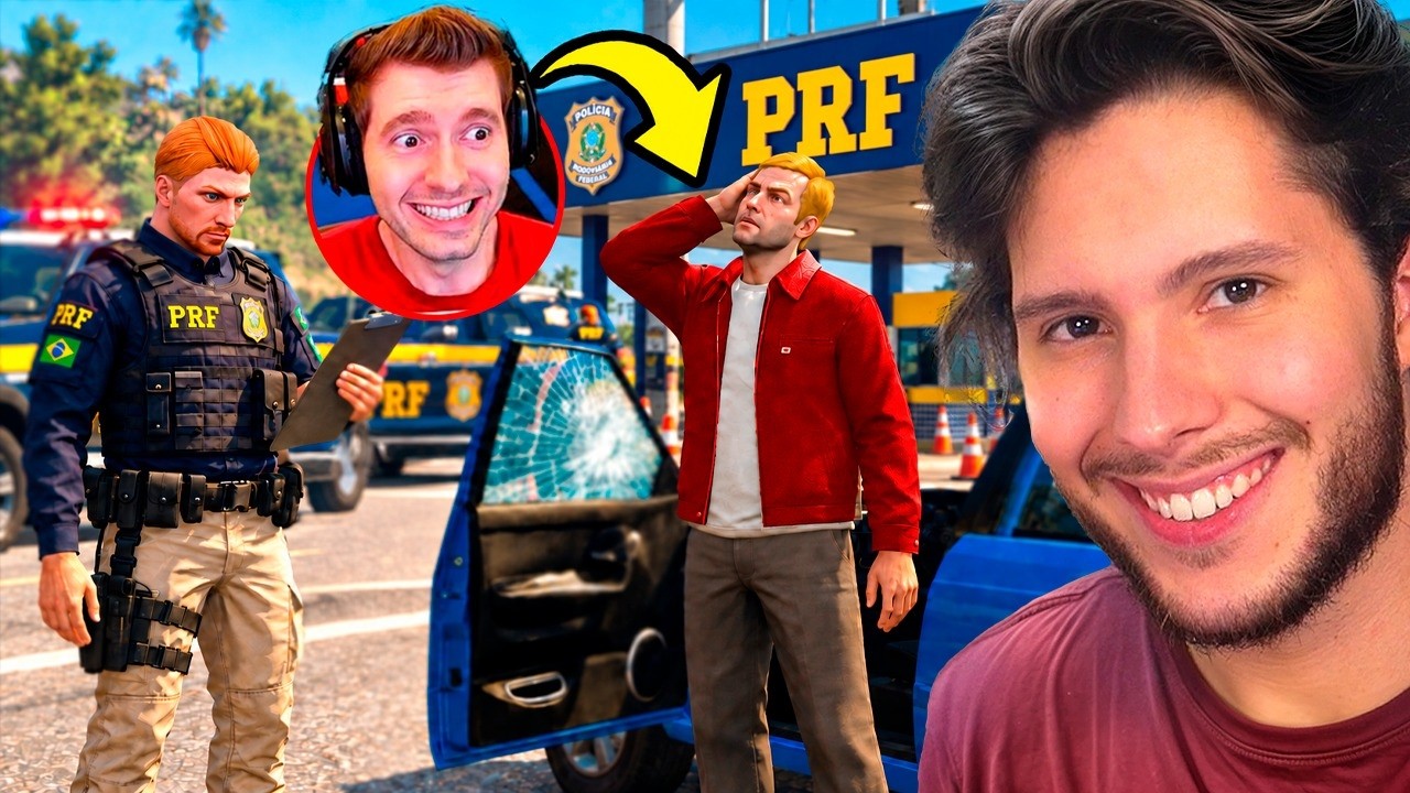 ENSINEI O MEU AMIGO LIPÃO A SER POLICIAL!! (GTA 5 RP)