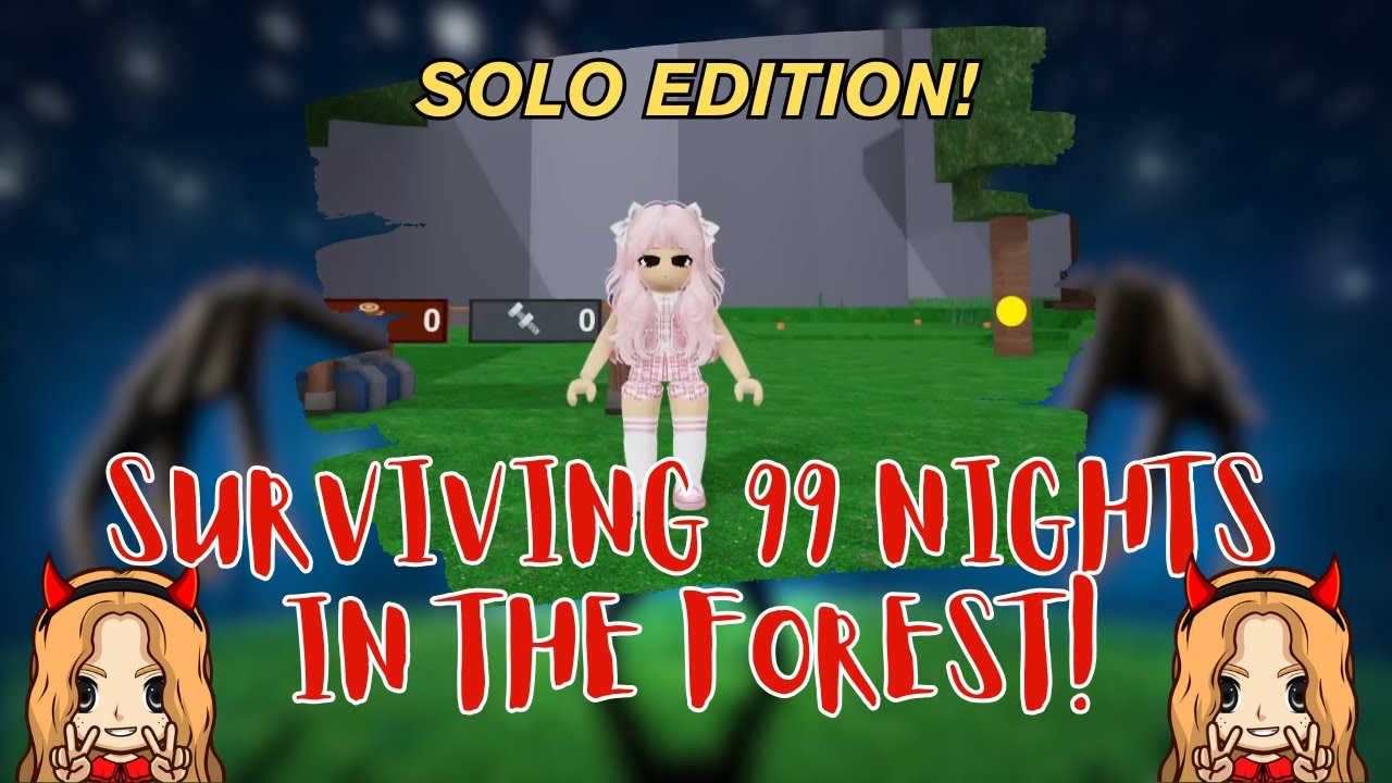 Surviving Alone in the Forest | Roblox: 99 Nights in the Forest (Tagalog)