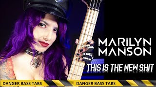 This is the new shit - Marilyn Manson (BASS TABS &amp; TUTORIAL)
