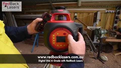Setting a Digital Dial a Grade with redBack Lasers