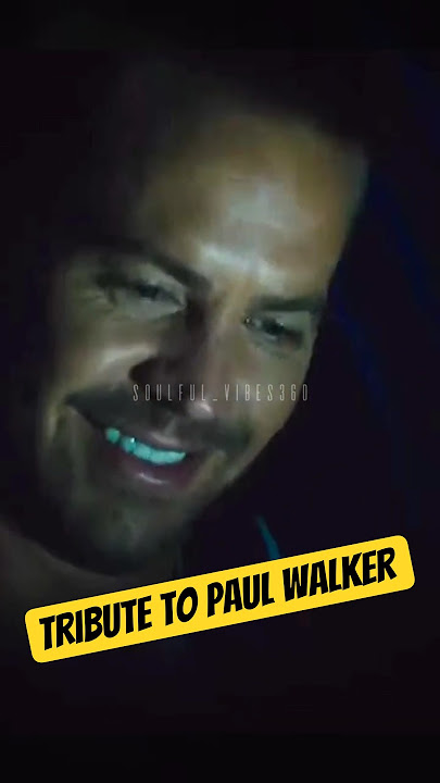 Tribute to Paul Walker ✈️ | FAST & FURIOUS 7 | #soulfulvibes #shortsfeed