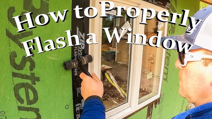 Flashing a window with ZIP System™ tape-English 